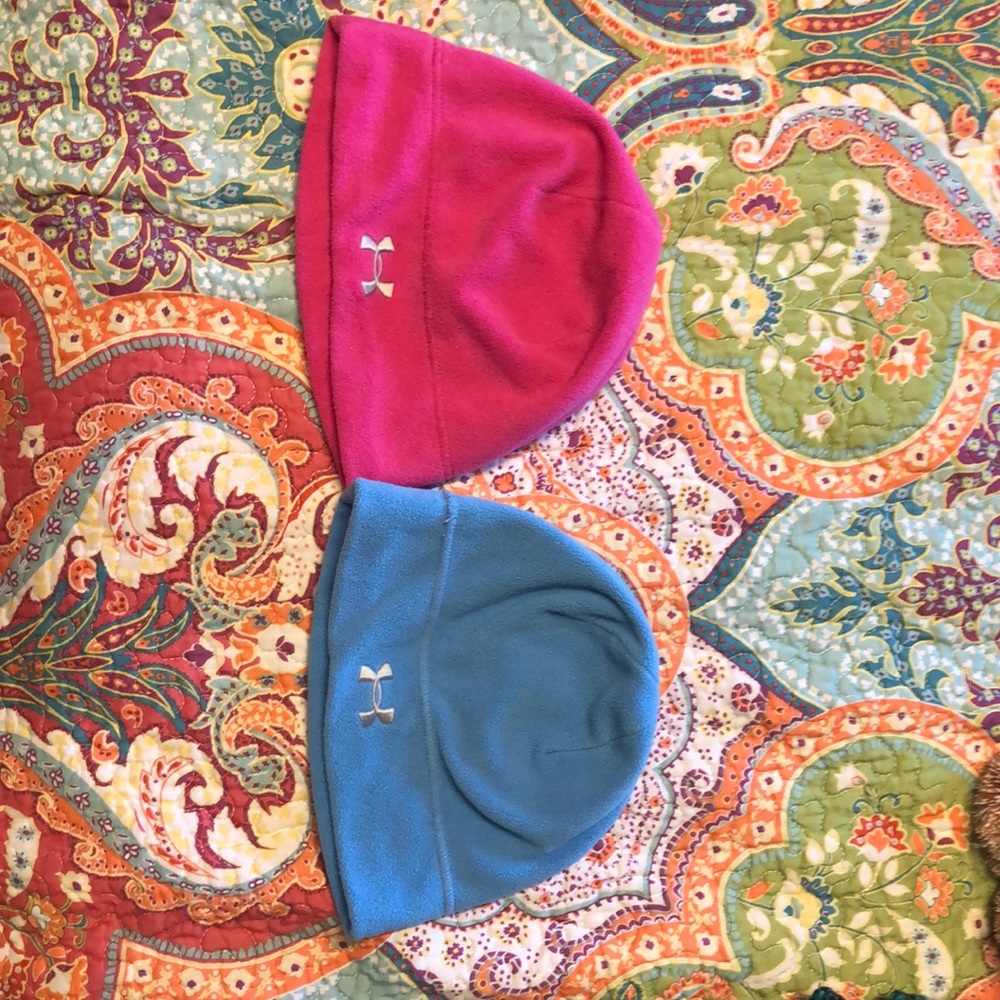 2 Under Armor Fleece Hats